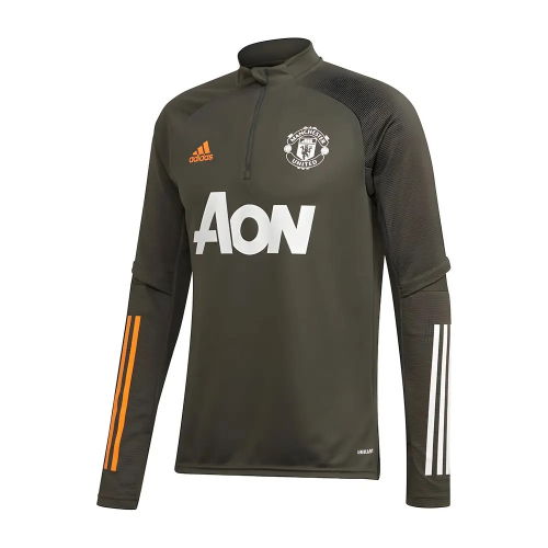 2020-2021 Man Utd Adidas Training Top (Green)