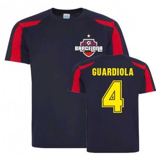 Pep Guardiola Barcelona Sports Training Jersey (Navy)