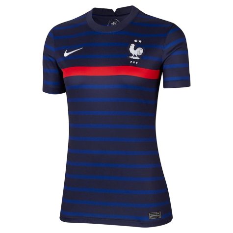 2020-2021 France Home Nike Womens Shirt