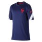 2020-2021 France Nike Training Shirt (Navy) - Kids