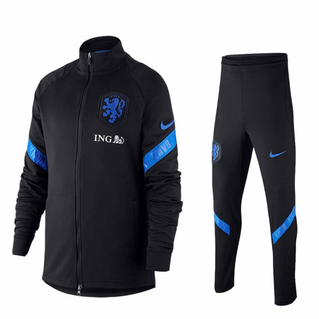 2020-2021 Holland Dry Squad Tracksuit (Black) - Kids