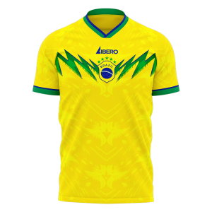 Brazil 2026–2027 Home Concept Kit (Libero) Kids Short Sleeve