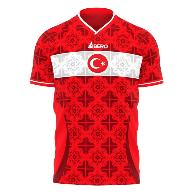 2025-2026 Turkey Euro Home Concept Shirt Adult Short Sleeve