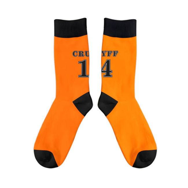 Holland 1974 Number 14 Retro Football Socks