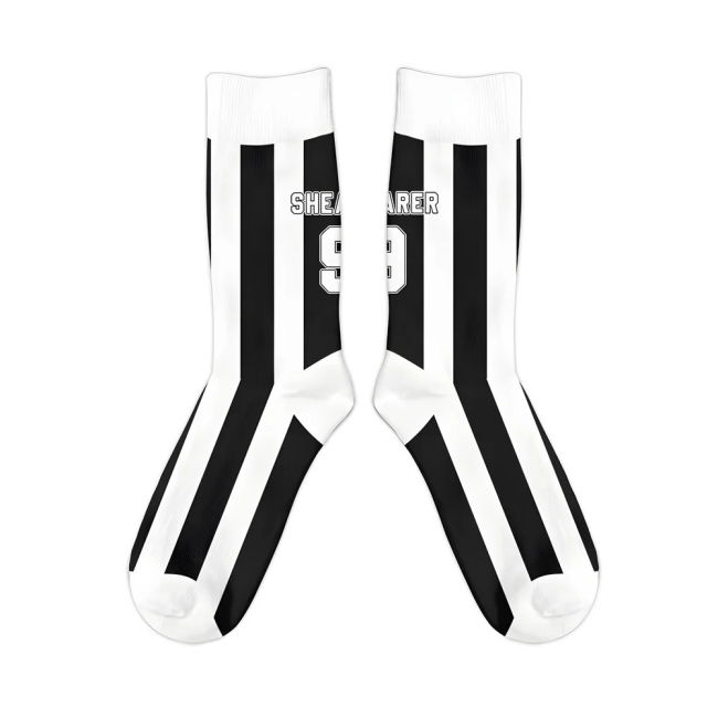 Newcastle 1996 Alan Shearer Retro Football Socks