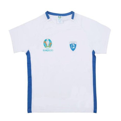 Finland 2021 Polyester T-Shirt (White) - Kids