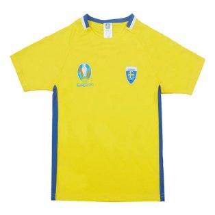 Sweden 2021 Polyester T-Shirt (Yellow) - Kids