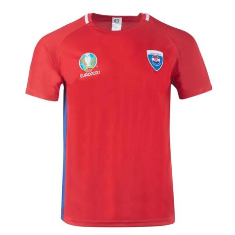 Croatia 2021 Polyester T-Shirt (Red)