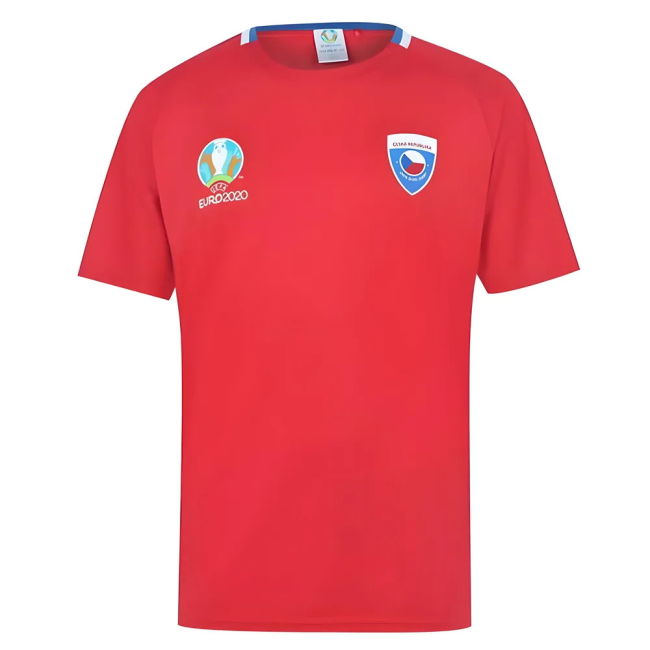 Czech Republic 2021 Polyester T-Shirt (Red)