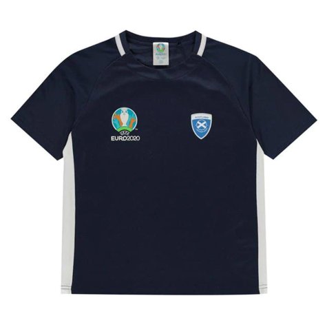 Scotland 2021 Polyester T-Shirt (Navy) - Kids