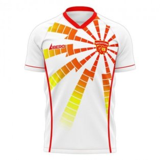 Airosportswear 2022-2023 Macedonia Home Concept Football Soccer T-Shirt Jersey Kids 