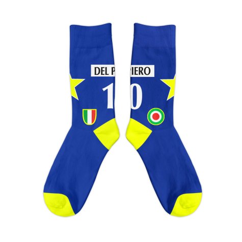 Juventus 1996 Del Piero Away Retro Socks