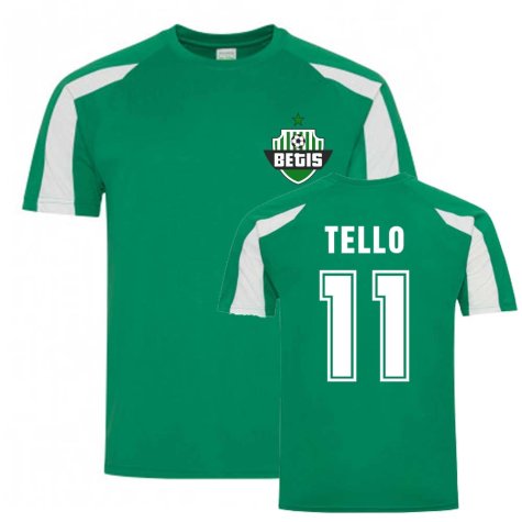 Cristian Tello Betis Sports Training Jersey (Green)