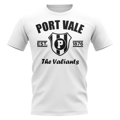 Port Vale Established Football T-Shirt (White)
