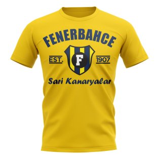 Fenerbahce Established Football T-Shirt (Yellow)