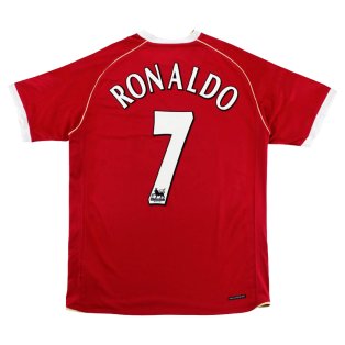 Manchester United 2006-07 Home Shirt (Ronaldo #7) ((Excellent) XL)