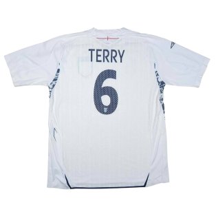 England 2007-09 Home Shirt (Terry #6) ((Very Good) L)