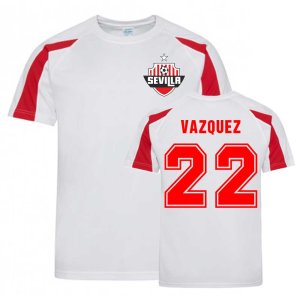 Franco Vazquez Sevilla Sports Training Jersey (White).