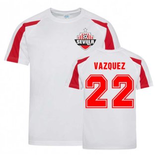 Franco Vazquez Sevilla Sports Training Jersey (White).