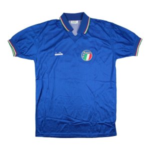 Italy 1990-91 Home Shirt (#9) ((Excellent) M)
