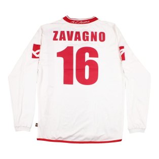 Ancona 2009-2010 Away Shirt LS (Zavagno 16) ((Very Good) XL)