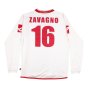 Ancona 2009-2010 Away Shirt LS (Zavagno 16) ((Very Good) XL)