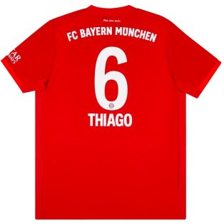 Bayern Munich 2019-20 Home Shirt (Thiago #6) ((Excellent) XL)