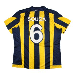 Fenerbahce 2015-16 Home Shirt (Souza #6) ((Good) XL)