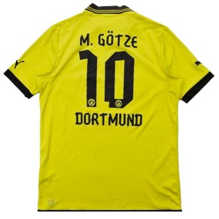 Borussia Dortmund 2012-13 Home Shirt (Gotze #10) ((Excellent) S)