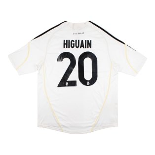 Real Madrid 2009-10 Home Shirt (Higuain #20) ((Good) XL)