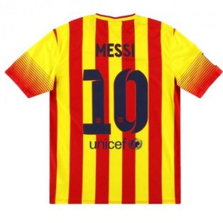 Barcelona 2013-14 Away Shirt (Messi #10) ( ((Excellent) S)