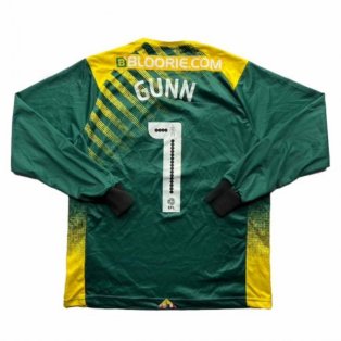 Norwich 2017-18 Alternate GK Shirt (Gunn #1) ((Very Good) S)