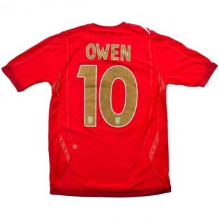 England 2006-08 Away Shirt (Owen #10) ((Very Good) M)