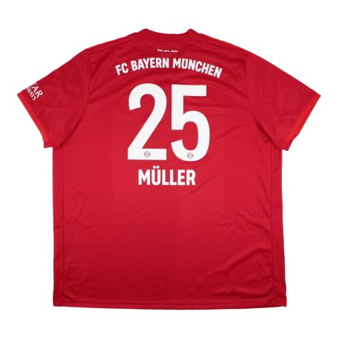Bayern Munich 2019-20 Home Shirt (Muller #25) (Mint)