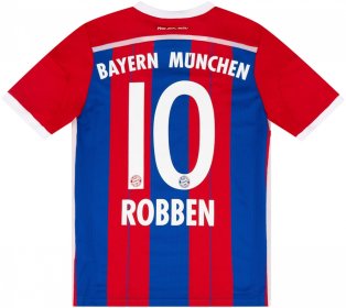 Bayern Munich 2014-15 Home Shirt (Robben #10) (Excellent)