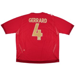 England 2006-08 Away (3XL) (Gerrard #4) (Excellent)