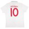 England 2009-10 Home Shirt (Rooney #10) (Very Good)