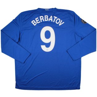 Manchester United 2008-09 L/S Third Shirt (Berbatov #9) (3XL) (Excellent)
