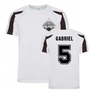Gabriel Valencia Sports Training Jersey (White).