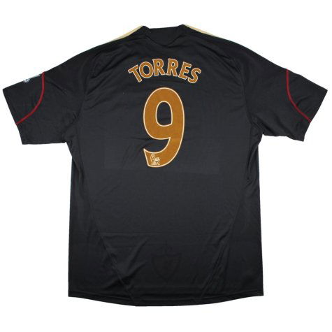 Liverpool 2009-10 Away Shirt (Torres #9) (XXL) (Excellent)