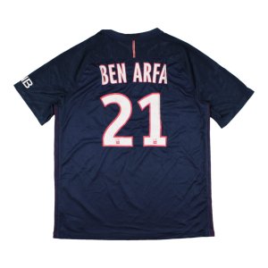 PSG 2016-17 Home Shirt (Ben Arfa #21) (L) (Good)