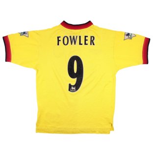 Liverpool 1997-99 Away Shirt (S) Fowler #9 (Excellent)