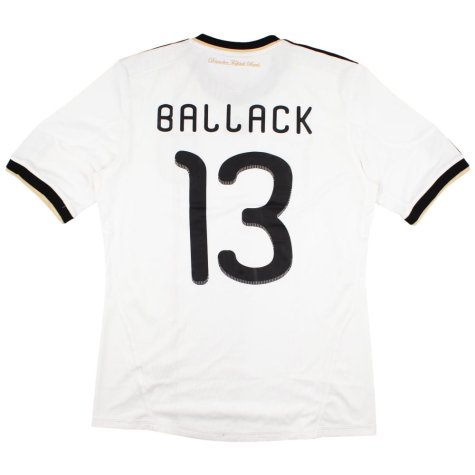 Germany 2010-11 Home Shirt (M) Ballack #13 (Excellent)