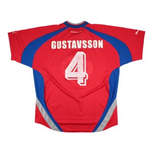 Helsingborgs IF 2002-03 Home Shirt (XL) Gustavsson #4 (Very Good)