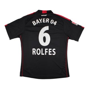 Bayer Leverkusen 2010-11 Home Shirt (XL) Rolfes #6 (Very Good)