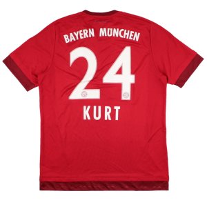 Bayern Munich 2015-16 Home Shirt (L) Kurt #24 (Very Good)