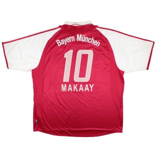 Bayern Munich 2003-04 Home Shirt (XXL) Makaay #10 (Very Good)