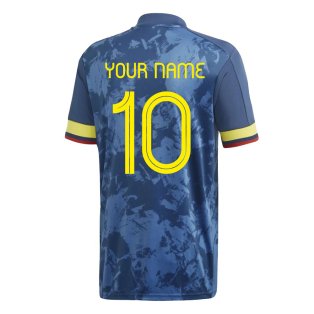 2020-2021 Colombia Away Adidas Football Shirt (Your Name)