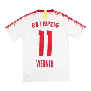 Red Bull Leipzig 2018-19 Home Shirt (S) Werner #11 (Excellent)