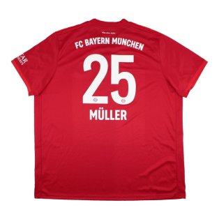 Bayern Munich 2019-20 Home Shirt (3XL) Muller #25 (Mint)